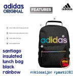 Adidas Santiago Insulated Lunch Bag, Black Rainbow
