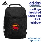 Adidas Santiago Insulated Lunch Bag, Black Rainbow