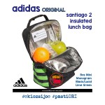 Adidas Santiago 2 Insulated Lunch Boss Mini Monogram Black/Lucid Lime Green