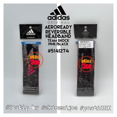 Adidas Aeroready Reversible Headband Team Shock Pink/Black 5141274
