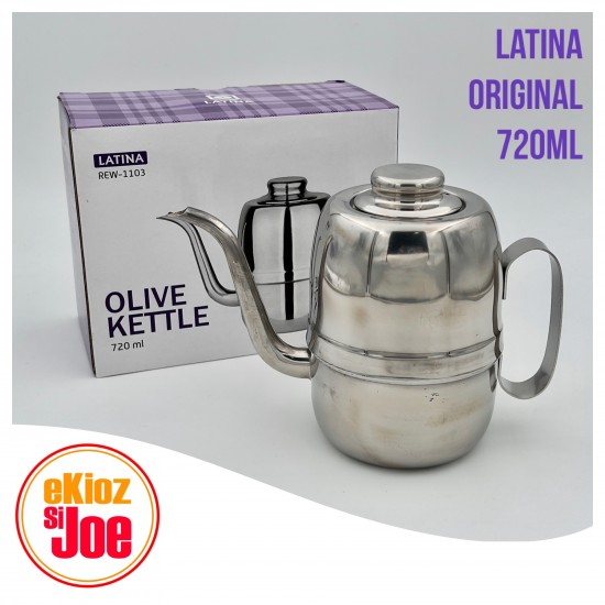 LATINA OLIVE KETTLE 720ml REW-1103 Teko Kopi Leher Angsa