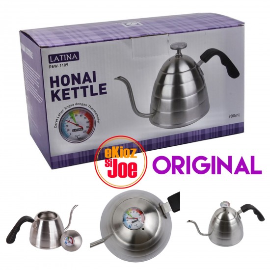 LATINA HONAI POUR OVER DRIP KETTLE WITH THERMOMETER REW-1109