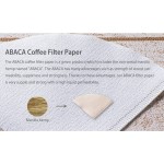 CAFEC CONE 1 ABACA COFFEE PAPER FILTER 100 lembar Brown Unbleached AC1-100B