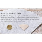 CAFEC CONE 4 ABACA COFFEE PAPER FILTER 100 lembar Putih White AC4-100W