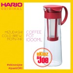 HARIO MIZUDASHI (Cold Brew) Coffee Pot 1000ml RED MCPN-14R