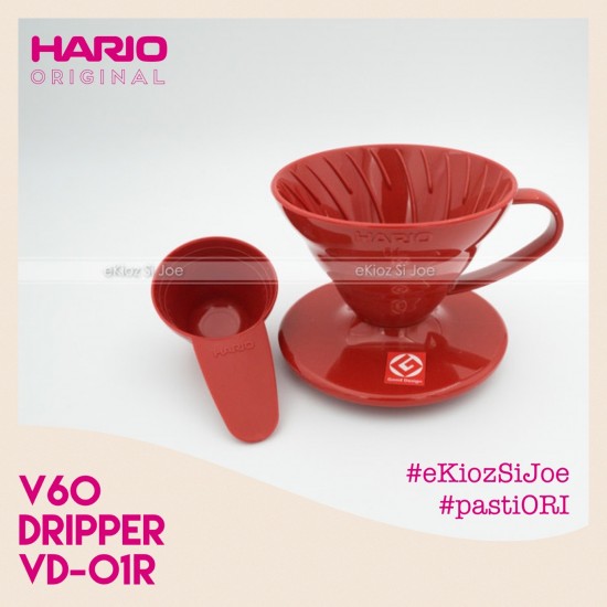 HARIO V60 Plastic Dripper 01 RED VD-01R