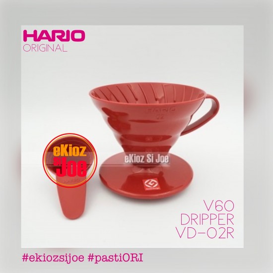 HARIO V60 Plastic Dripper 02 RED VD-02R