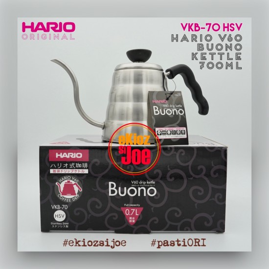 HARIO V60 DRIP KETTLE BUONO 700ml VKB-70HSV