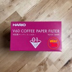 HARIO V60 PAPER FILTER 01 WHITE 100 Lembar ( VCF-01-100WK )