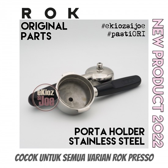 Rok Espresso Portaholder Stainless Steel